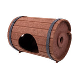 Maxbell Felt Cat House Hideout Universal All Seasons Washable Semi Enclosed Cat Nest