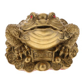Maxbell Feng Shui Money Lucky Fortune Oriental Chinese Wealth Frog Toad Figurine M