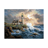 Max 5D DIY Diamond Painting Horse Cross Stitch Embroidery Picture Lighthouse