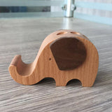 Maxbell Solid Wood Animal Moible Phone Holder Desk Stand Holder for Phone Tablets d