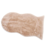 Max 40x60cm Washable Fluffy Skin Faux Fur Fake Rug Mat Rugs Floor Carpet Beige
