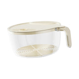 Maxbell Rice Washing Filter Strainer Basket Cleaning Tools for Peas Spinach Potatoes Yellow L