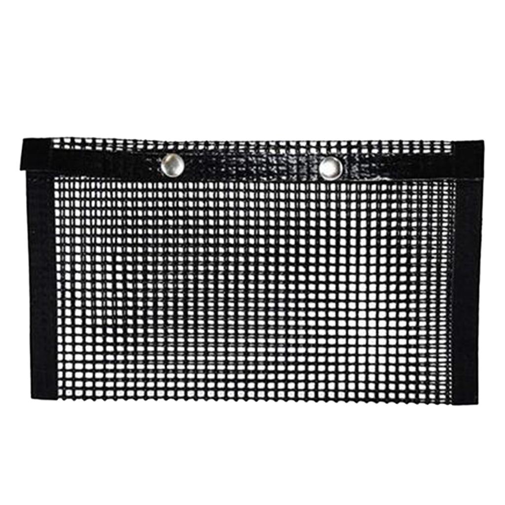 Max Maxb Heat Resistance BBQ Grill Mesh Bag Non-Stick BBQ Baking Bag Black 24 x 14cm