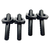 Maxbell 4Pcs Metal RC Car Shell Column for Arrma 1/10 RC Car Replacement Parts Black