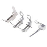 Maxbell  4 Pieces Open & Close Toe Embroidery Foot Free Motion Darning Foot Presser Feet For Brother Janome Singer Domestic Sewing Machine