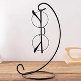 Max Black Eyeglass Holder Stand Glasses Display Rack with Hook Home Decor 04