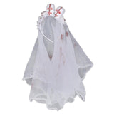 Max Halloween Skull Veil Headband Costume Cosplay Party Fancy Dress Red Skull