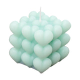 Maxbell Bubble Cube Candle Aromatherapy Candle ,6.5x6.5x7cm Women Gift Green