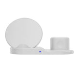 Maxbell 3 in1 10W Wireless Fast Charging Dock Cradle for iPhone / Apple Watch White
