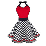 Max Cotton Apron Sexy Women Girl Apron Christmas Dress Cosplay Costume Checked