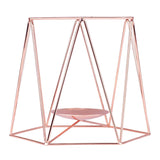 Max Nordic Iron Candelabra Candle Holder Wedding Event Centerpiece L Rose Gold