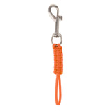 Maxbell Scuba Diving Snap Hook Single Ended Flag Clips Water Sports Paracord Lanyard Orange