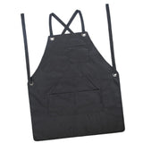 Max Heavy Duty Canvas Work Apron with Tool Pockets & Cross-Back Strap Adjustable