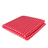 Maxbell High Chair Antiskid Floor Mat Protector Baby Toy Pad 110 x110cm Red Stars