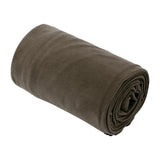 Maxbell Soft Fleece Sleeping Bag Liner Business Backpacking Thermal Camping Blanket Gray