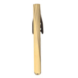 Maxbell Luxury Mens Stripe Necktie Tie Bar Clip Clamp Party Modish Gift Green Bronze