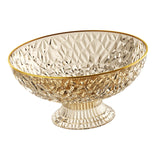 Maxbell Fruit Bowl Round Vegetable Strainer Basket Large for Countetop Breads Snacks Yellow