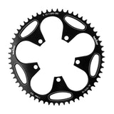 Maxbell 110BCD Bike Narrow Wide Chainring 50-60T for Sprocket Crankset Black 50T