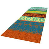 Max 3D Living Room Area Rug Runner Anti-Skid Floor Mat Carpet Ethnic
