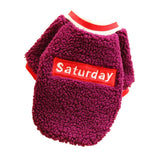 Maxbell Cute Dog Puppy Winter Warm Coat Dogs Comfortable Outdoor Apparels Purple-S