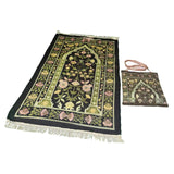 Maxbell Prayer Mat with Carrying Bag Area Rugs for Living Room Travel Bedroom Coffee