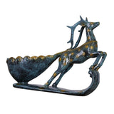 Max Creative Wine Bottle Holder Rack European Style Home Decor Deer_30x22cm
