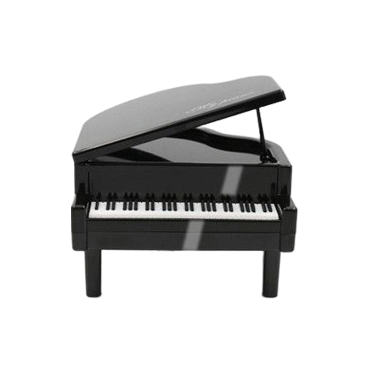 Maxbell Piggy Bank Piano Shape Home Decor Handmade Collectible Box black