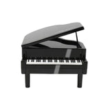 Maxbell Piggy Bank Piano Shape Home Decor Handmade Collectible Box black