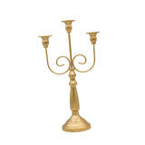 Maxbell Taper Candles Holder Candlestick Romantic for Halloween Tabletop Centerpieces 3 Arms