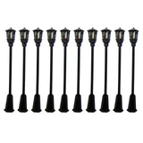 Maxbell 10x Model Railway Lamps HO Scale Street Lights Garden Garden Decor Street light