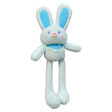 Maxbell Rabbit Pendant bag Pendant Key Rings Ornaments for Prizes Easter Women Blue