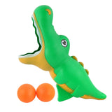Maxbell Green Dinosaur Ball Shooting Toy Animal Popper Kids Indoor Outdoor Toy