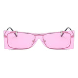 Max Lady Vintage Small Frame UV400 Sunglasses Flip Up Eyewear Designer Pink