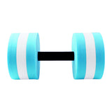 Maxbell Aquatic Dumbbell Water Dumbells Aquatic Barbell Float Men Women Swim Barbell Blue