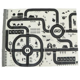 Maxbell 130*100cm Nordic Style Country Traffic Road Play Mat for Car Truck Train Toy