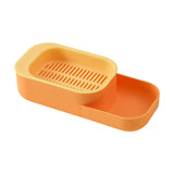 Maxbell Seed Sprouter Tray Hydroponic Cat Grass Box for Seedling Greenhouse Planting Orange