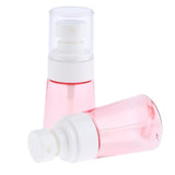 Max 2x Plastic Refillable Empty Fine Mist Pump Spray Bottles Travel Home 60ml