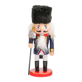 Maxbell Nutcracker Soldier model Standing Classic Puppet Doll for Decorative Blue