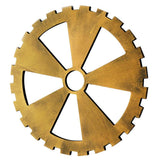 Max Retro Wooden Steampunk Gear Home Bar Cafe Wall Hanging Decor Gold #5 30cm