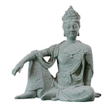 Maxbell Resin Aquarium Buddha Statue Figurine Fengshui Craft Landscape Sitting