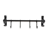 Maxbell Bath Towel Shelf Hanger Kitchen Rail Rack Pot Lid Storage 40cm, with 4 Hooks