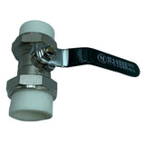 Maxbell Copper Valve Double Head Live Joint PPR Iron Ball Valve Connector C