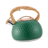Maxbell Stainless Steel Whistle Kettle 3L Teapot for Induction Cooker Tea Room Home Green