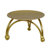 Max Iron Plate Candle Holder Decorative Iron Pillar Candle Plate Pedestal Stand
