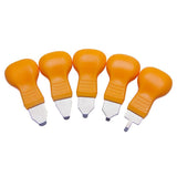Max 5 Types Watch Back Case Opener Remover Watch Back Remover Tool Kit Orange