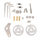 Max Metal Crawler Bearing Wheel with Damping Spring for Tank Car Chassis  sliver