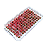Maxbell Artificial DIY Miniature Flower Cluster Model for Decoration Pink Red