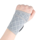 Maxbell Wrist Compression Strap Sport Supporting Wrist Brace Comfortable Grey