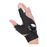 Maxbell Outdoor  Finger Glove LED Light Flashlight Gloves for Fishing  Right