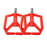 Maxbell Bicycle Pedals Hollow Out Pedals Bike Pedals for Folding Bike BMX City Bikes Red